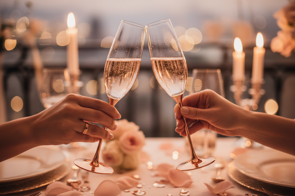 Valentine Champagne Toast