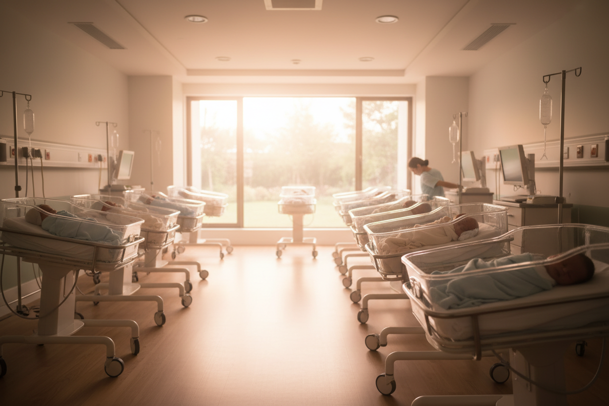 newborn maternity ward