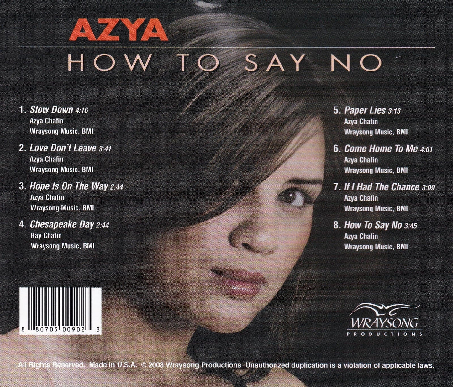 Azya   -  How To Say No -  Digital Download
