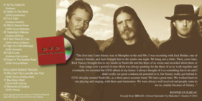 Jimmy Griffin The Archive Series Volume Four GYG Digital Download