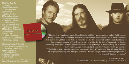 Jimmy Griffin The Archive Series Volume Four GYG Digital Download