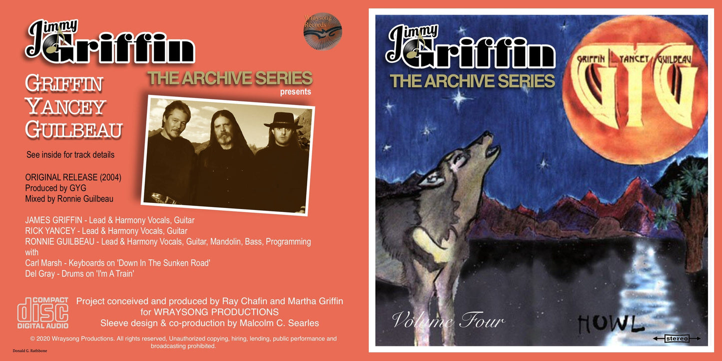 Jimmy Griffin The Archive Series Volume Four GYG Digital Download
